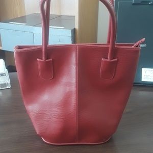 Coach cherry red shoulder bag